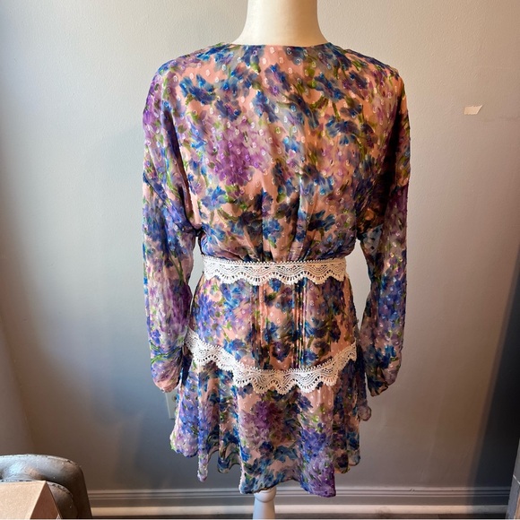 ASOS Hope & Ivy Tomasina Print Mini Dress - Picture 4 of 6